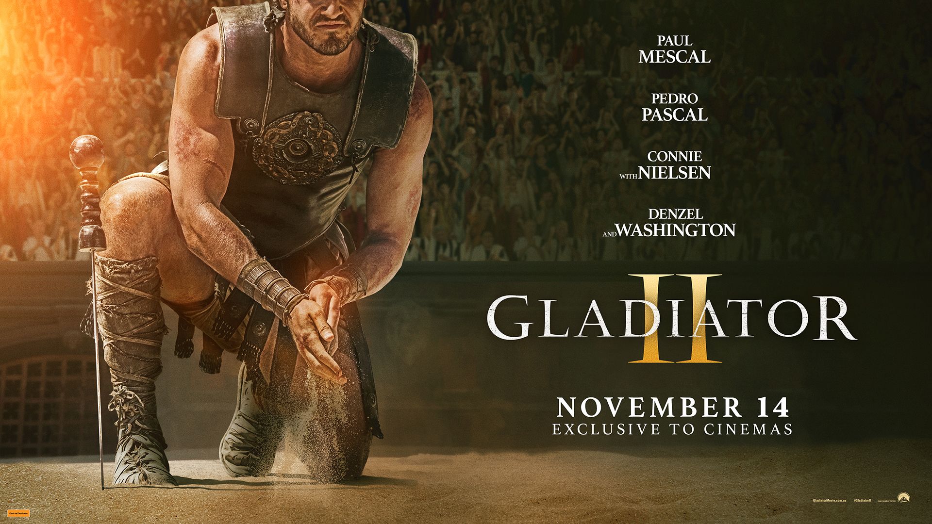 Claim a double pass to see Gladiator II, in cinemas November 4 - Image